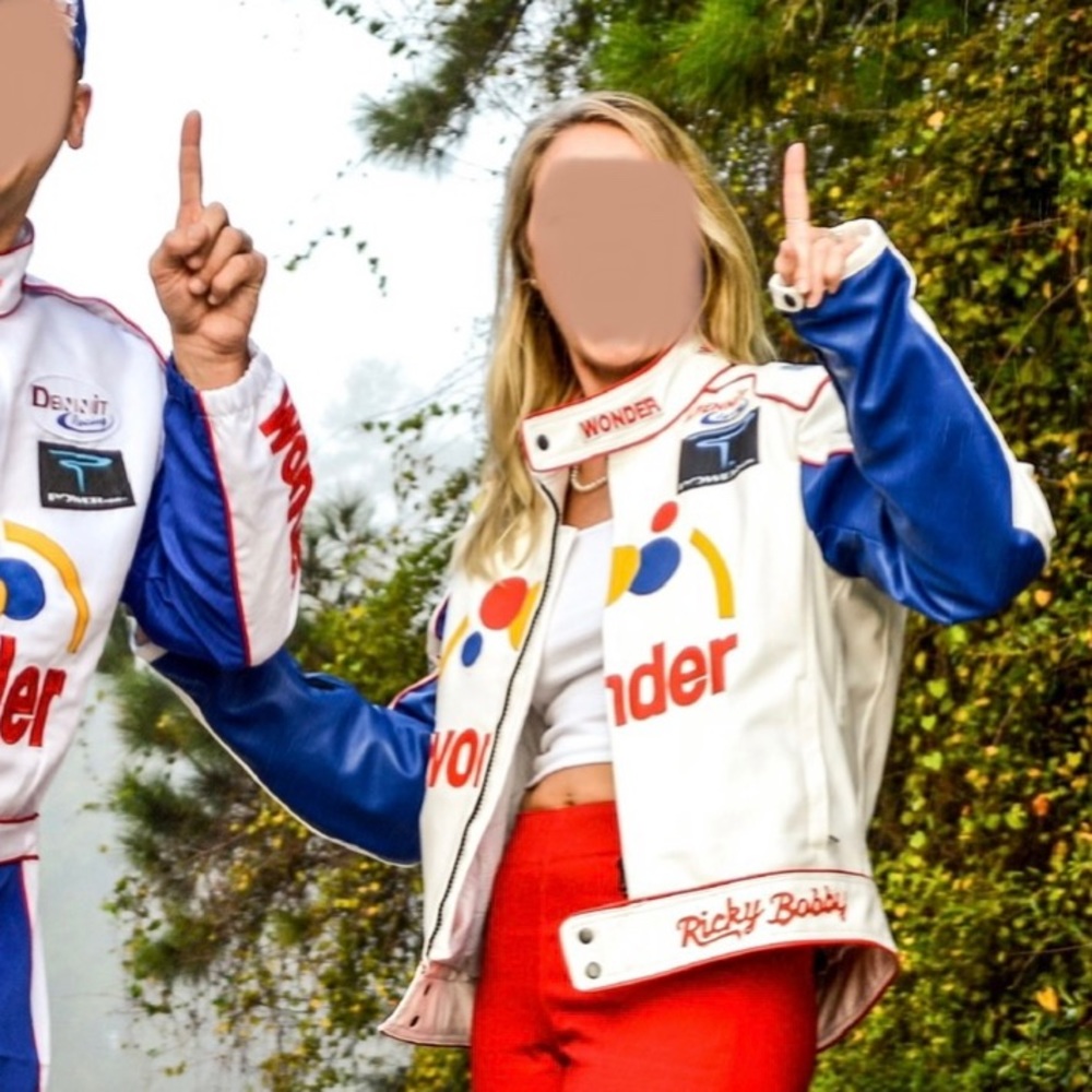 Ricky Bobby wife’s jacket (also have Ricky Bobby costume listed in my closet)